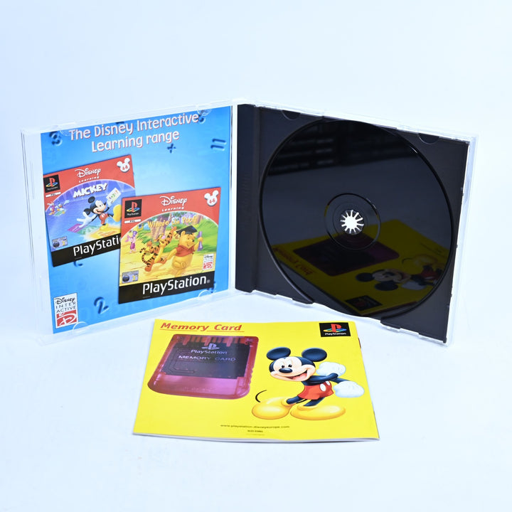 Disney Learning Mickey - Sony Playstation 1 / PS1 Game + Manual - PAL MINT DISC