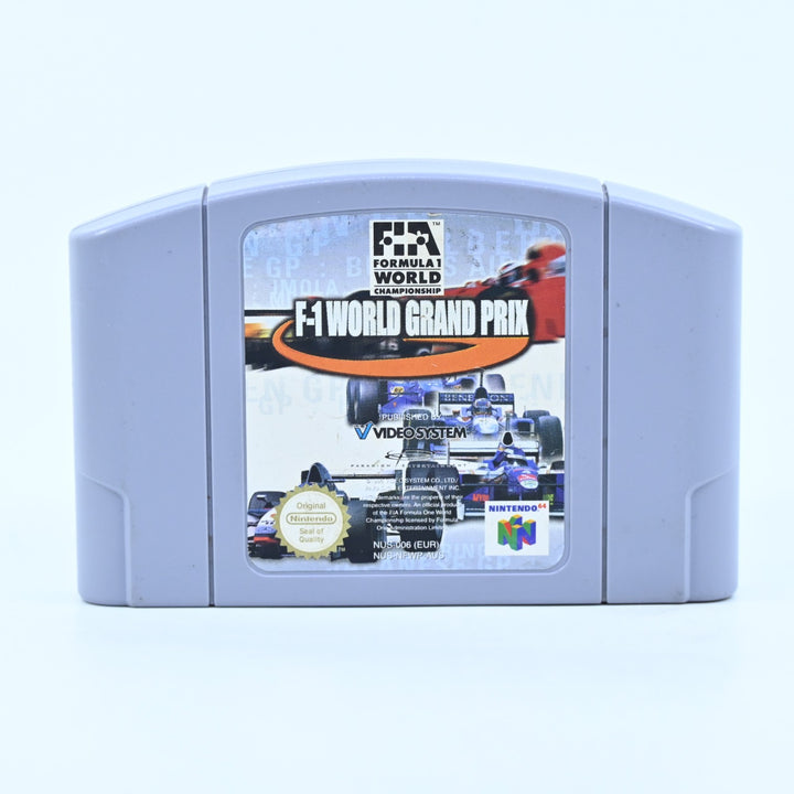 F-1 World Grand Prix - N64 / Nintendo 64 Game - PAL - FREE POST!