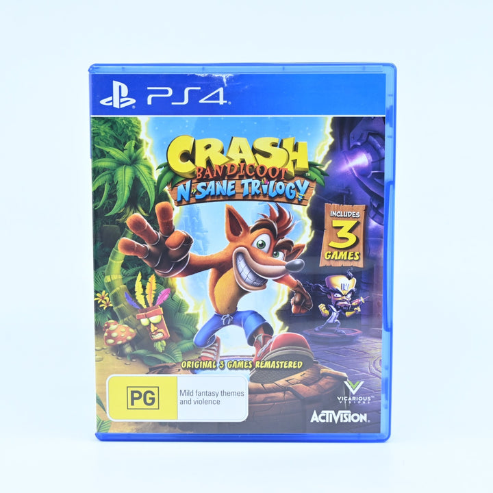 Crash Bandicoot: N Sane Trilogy - Sony Playstation 4 / PS4 Game - MINT DISC!
