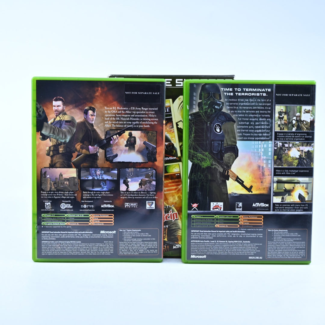 Xbox Live Shooter Twin Pack - Original Xbox Game + Manual - PAL - MINT DISC!