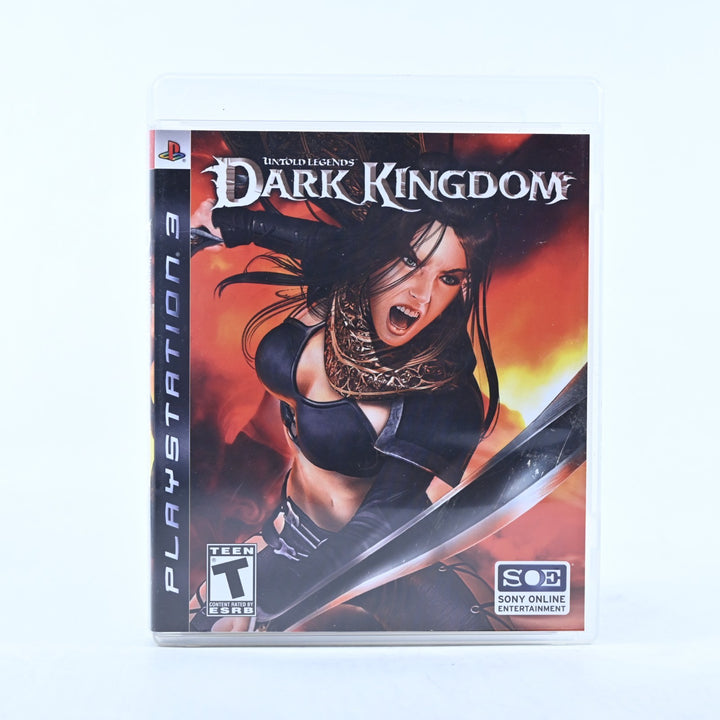 Untold Legends: Dark Kingdom - Sony Playstation 3 / PS3 Game + Manual
