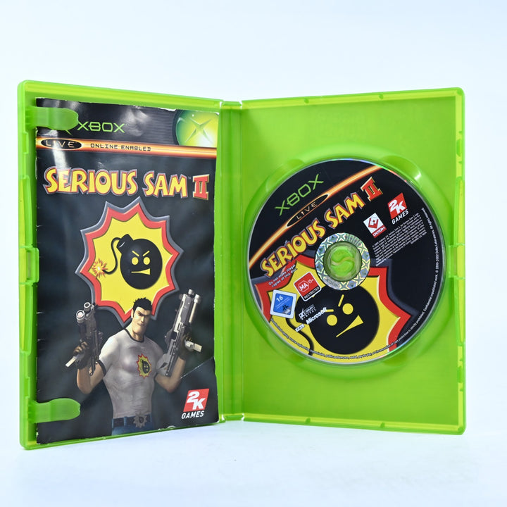 Serious Sam II - Original Xbox Game + Manual - PAL - MINT DISC!