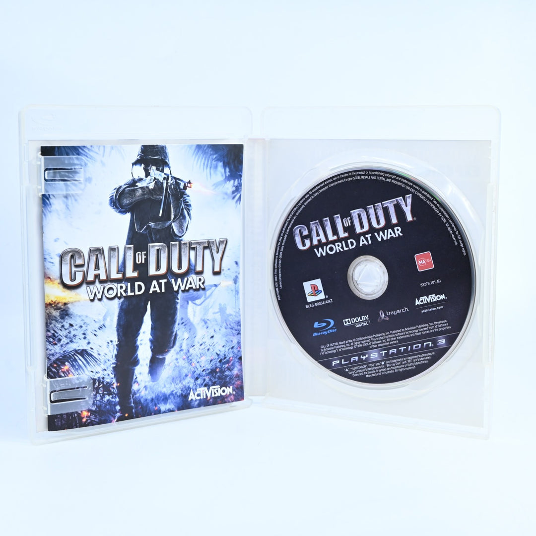 Call of Duty: World at War - Sony Playstation 3 / PS3 Game + Manual - FREE POST!