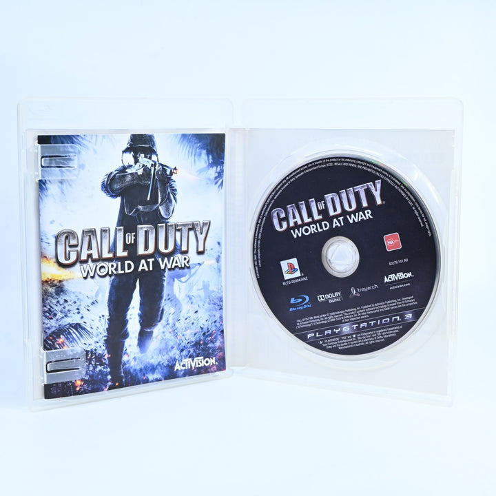Call of Duty: World at War - Sony Playstation 3 / PS3 Game + Manual - FREE POST!