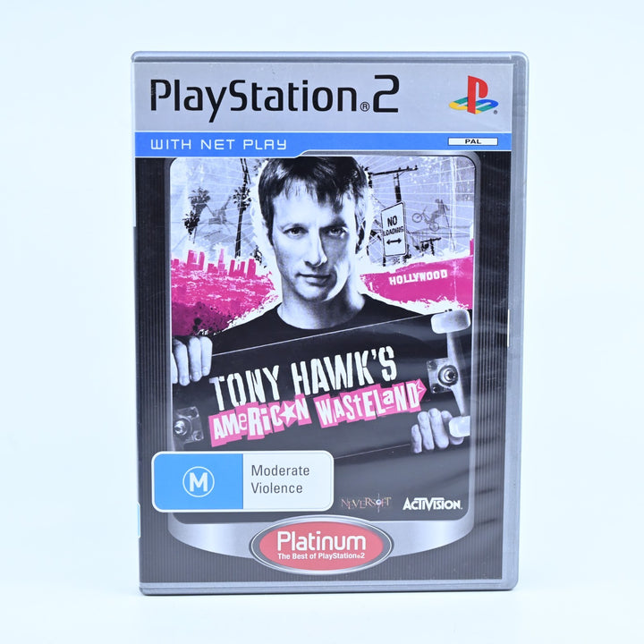 Tony Hawk's American Wasteland - PS2 Game + Manual - PAL - NEAR MINT DISC!