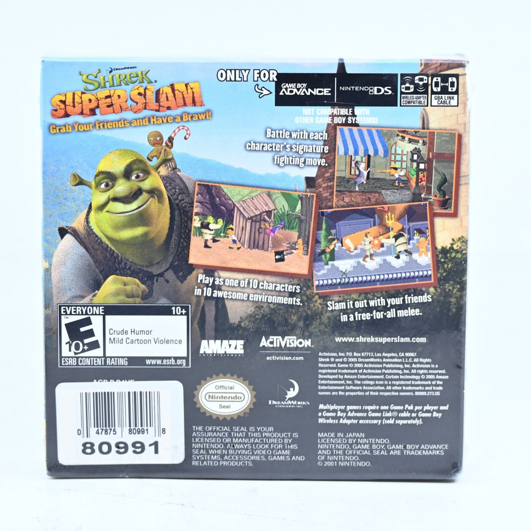 SEALED! Shrek Super Slam - GBA Boxed Game - Region Free