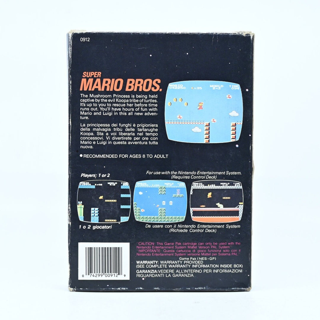 Super Mario Bros. - Nintendo Entertainment System / NES Boxed Game - PAL