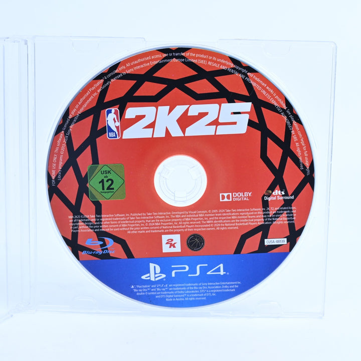 NBA 2K25 - Sony Playstation 4 / PS4 Game - Disc Only - MINT DISC!