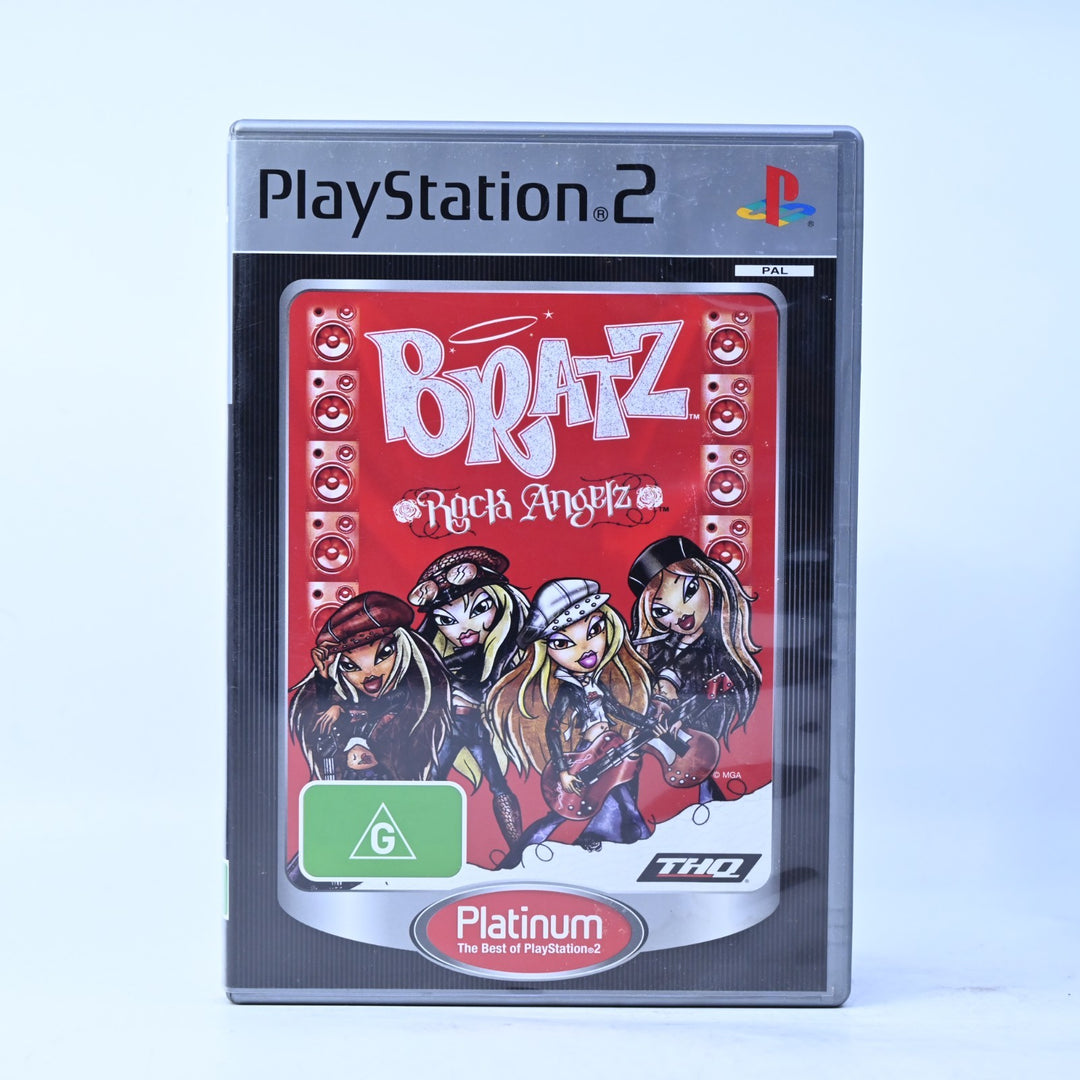 Bratz Rock Angels - Sony Playstation 2 / PS2 Game + Manual - PAL - MINT DISC!