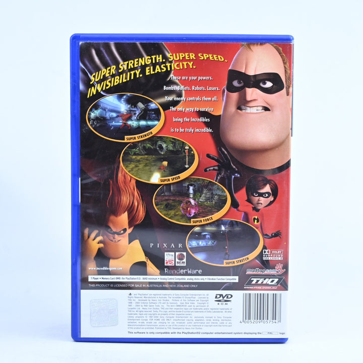 The Incredibles  - Sony Playstation 2 / PS2 Game + Manual - PAL - MINT DISC!