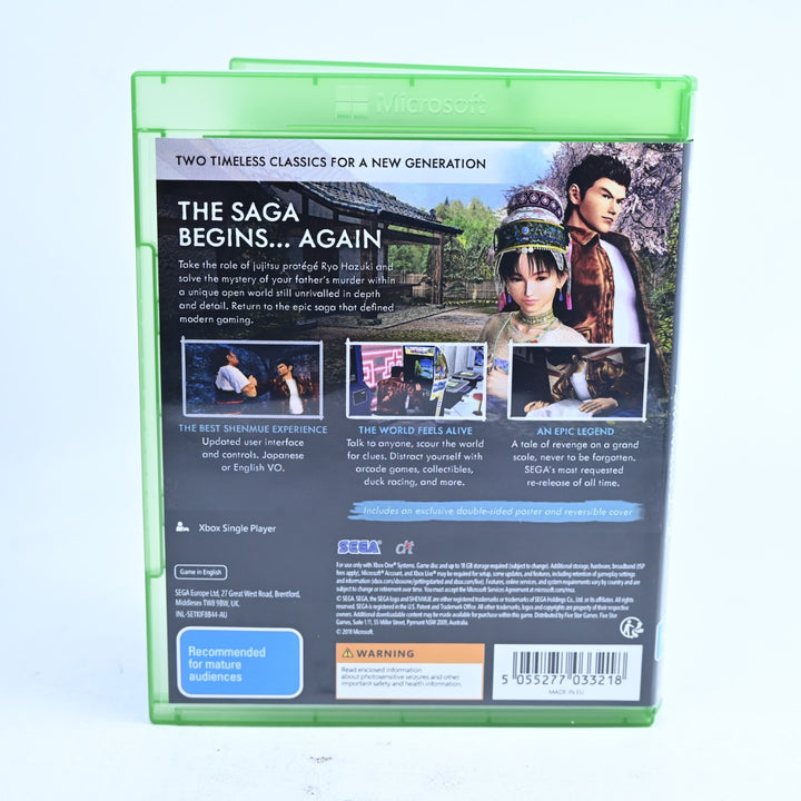 Shenmue I & II - Xbox One Game - PAL - FREE POST!