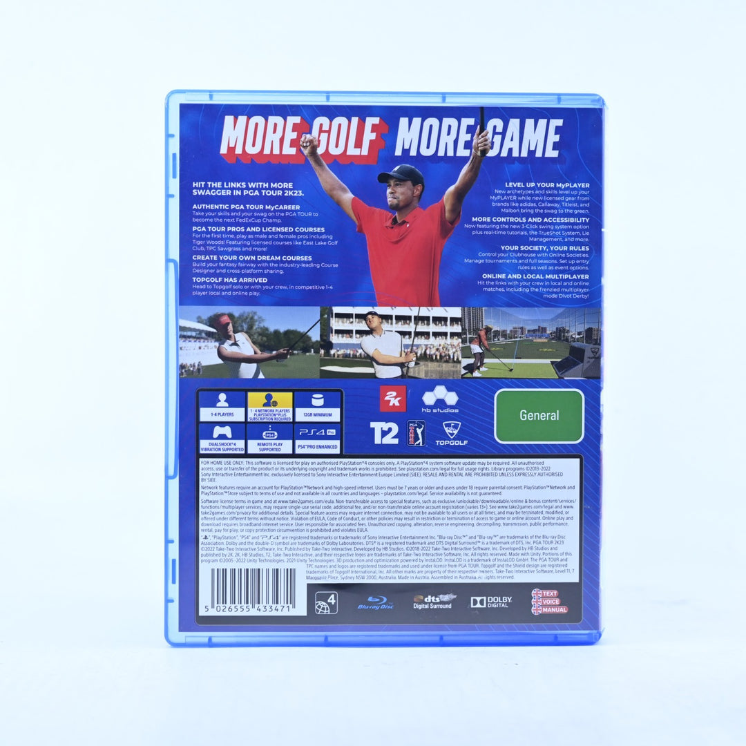 PGA Tour 2K23 - Sony Playstation 4 / PS4 Game - MINT DISC!