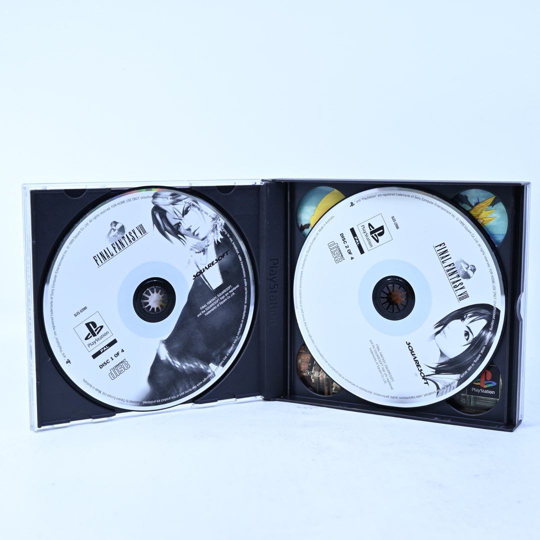 Final Fantasy VIII - Sony Playstation 1 / PS1 Game + Manual - PAL - MINT DISC!