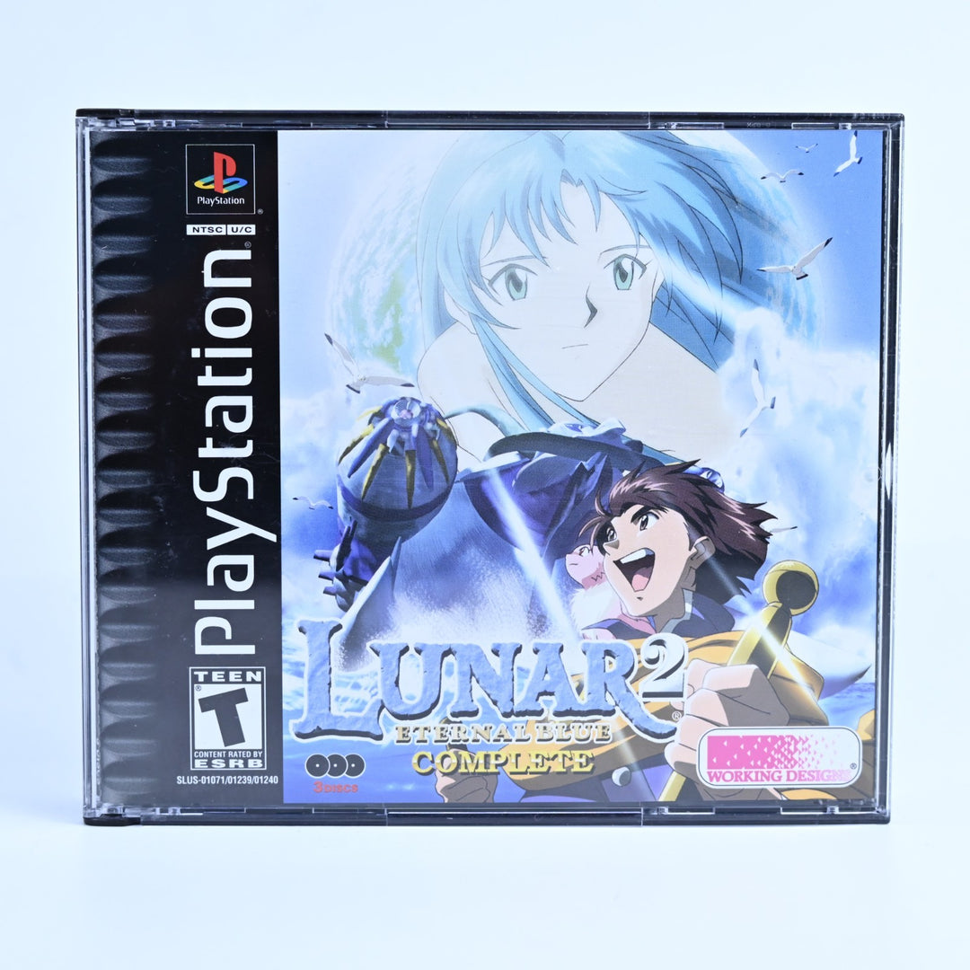 Lunar 2: Eternal Blue - Complete - PS1 Game + Manual - No Pendant or Soundtrack