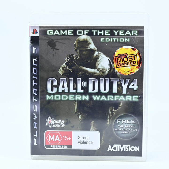 Call of Duty 4: Modern Warfare GOTY Edition - Sony Playstation 3 / PS3 Game