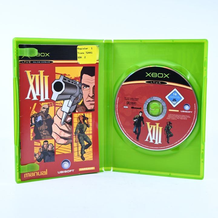 XIII - Original Xbox Game + Manual - PAL - MINT DISC!
