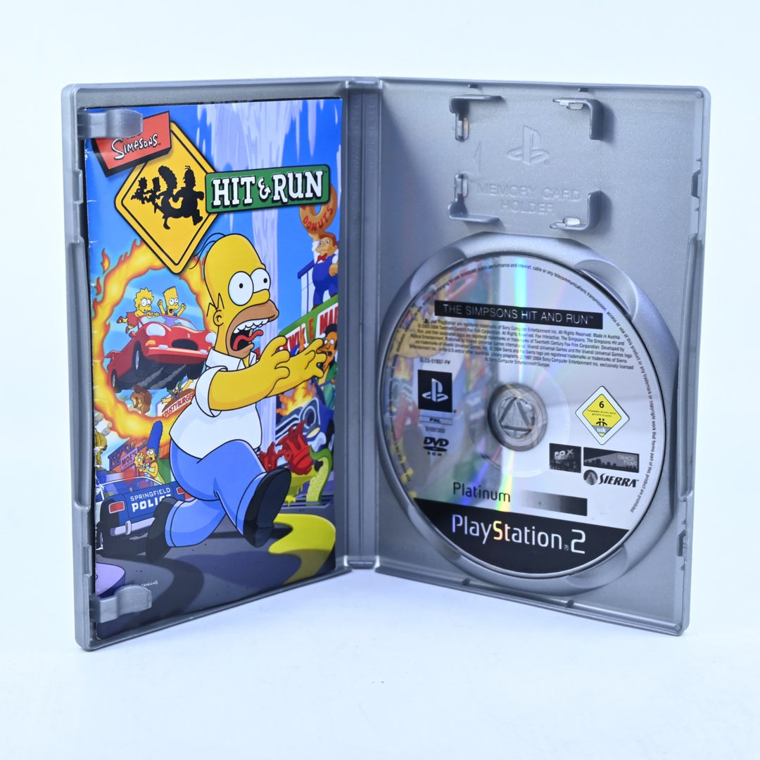The Simpsons Hit & Run - PS2 Game + Manual - PAL - MINT DISC!