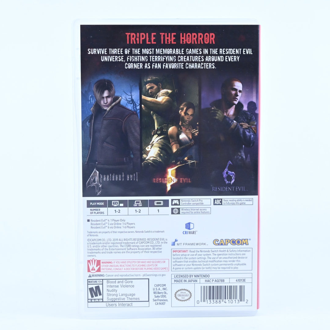 Resident Evil: Triple Pack - Nintendo Switch Game - FREE POST!