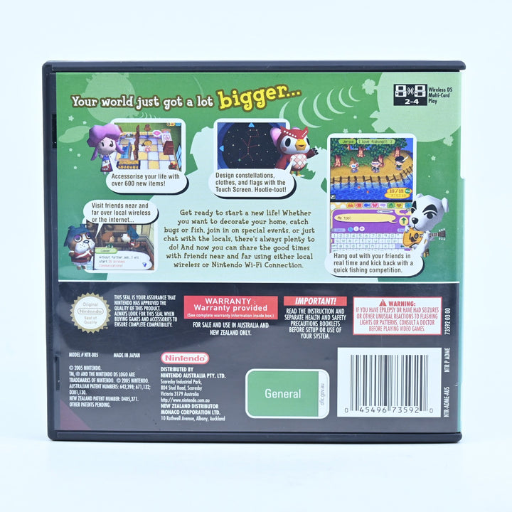 Animal Crossing Wild World - Nintendo DS Game - PAL + Manual