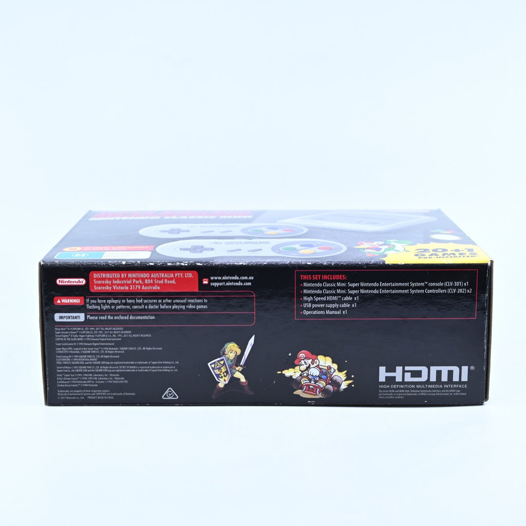 AS NEW! SNES Classic Mini - Super Nintendo / SNES Boxed Console - FREE POST!