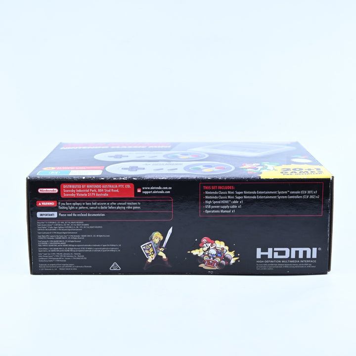 AS NEW! SNES Classic Mini - Super Nintendo / SNES Boxed Console - FREE POST!