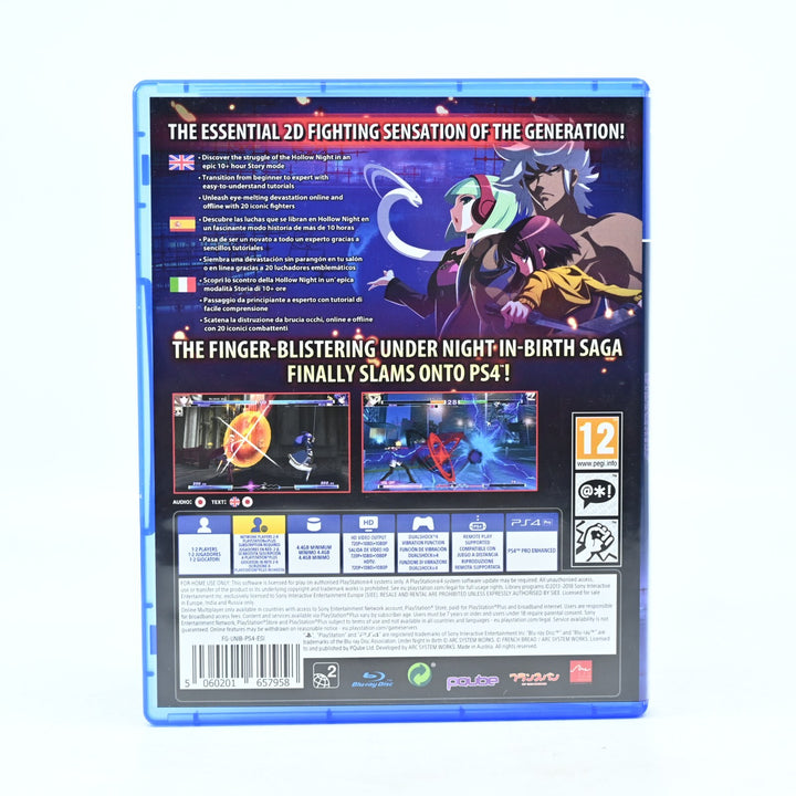 Under Night In-Birth - Sony Playstation 4 / PS4 Game - MINT DISC!