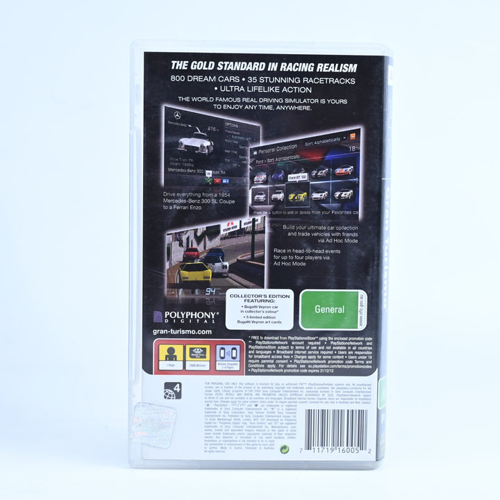 Gran Turismo - Collectors Edition - Sony PSP Game - No Manual or Cards