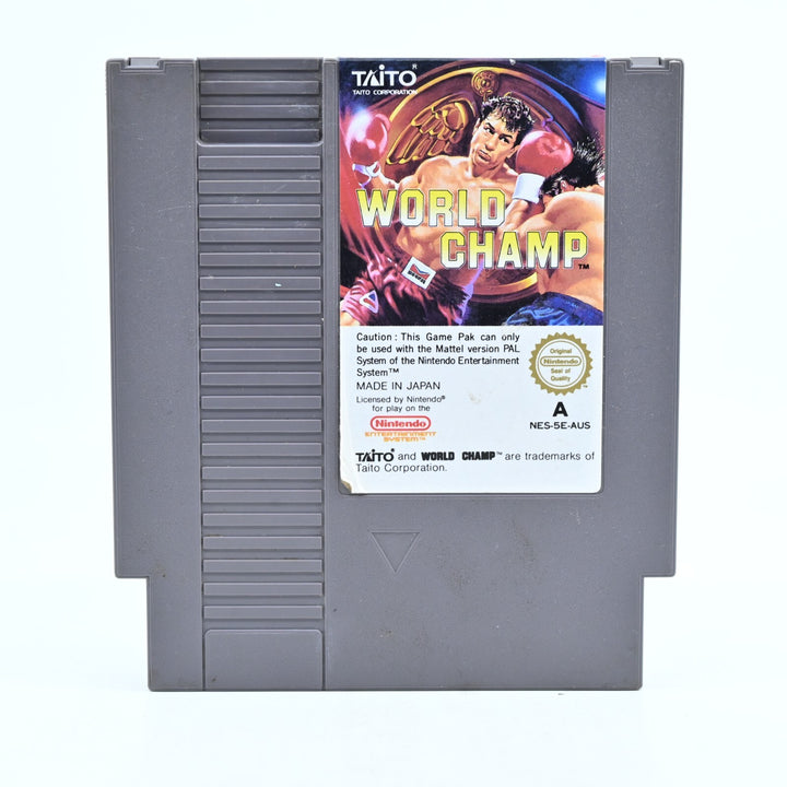 World Champ - Nintendo Entertainment System / NES Game - PAL - FREE POST!