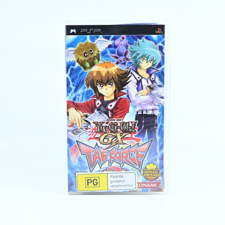 Yu-Gi-Oh! GX Tag Force 2 + SEALED CARDS - Sony PSP Game + Manual - FREE POST!