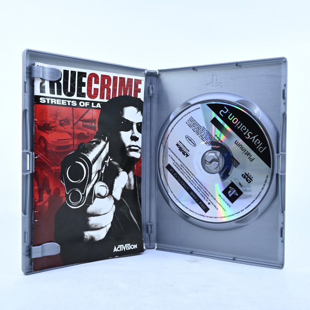 True Crime Streets of LA - Sony Playstation 2 / PS2 Game + Manual - PAL