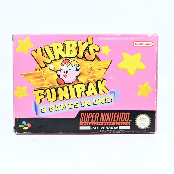 Kirby's Fun Pak 8 Games in One - Super Nintendo / SNES Boxed Game - PAL