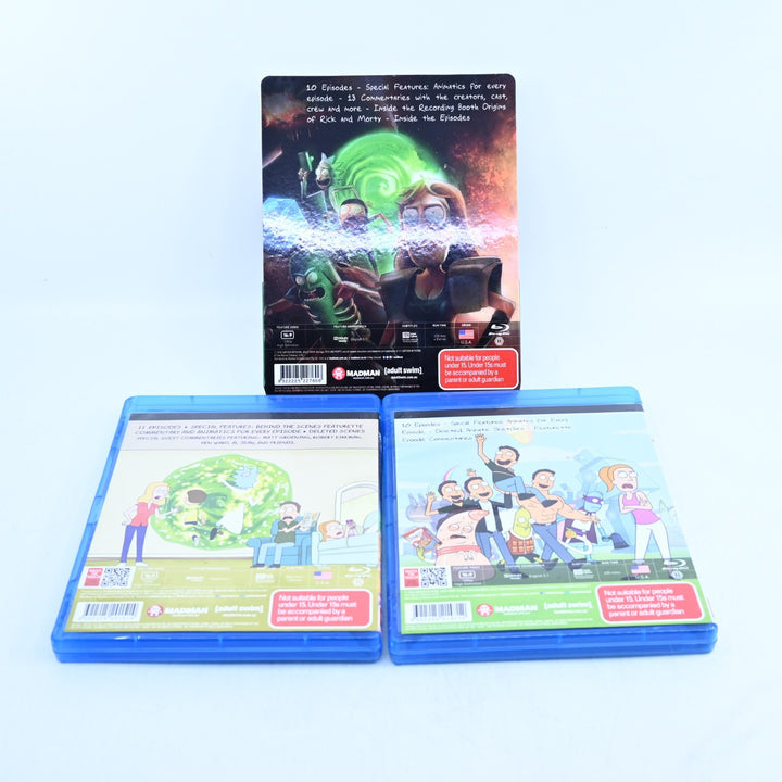 Rick and Morty - Seasons 1-3 - Season 3 Steelbook - Region B - Blu-ray