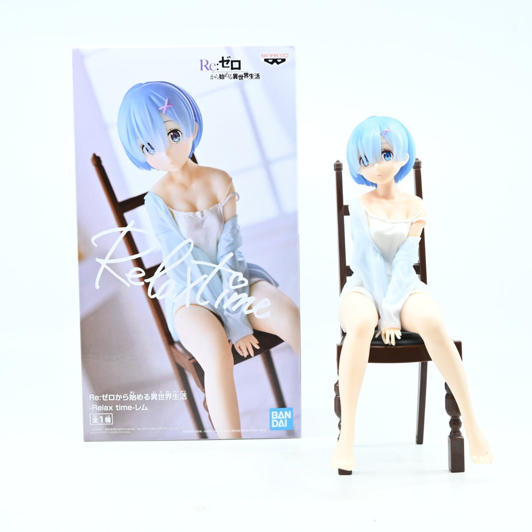 Rem - Re: Zero - Relax Time - Banpresto -Anime Figure
