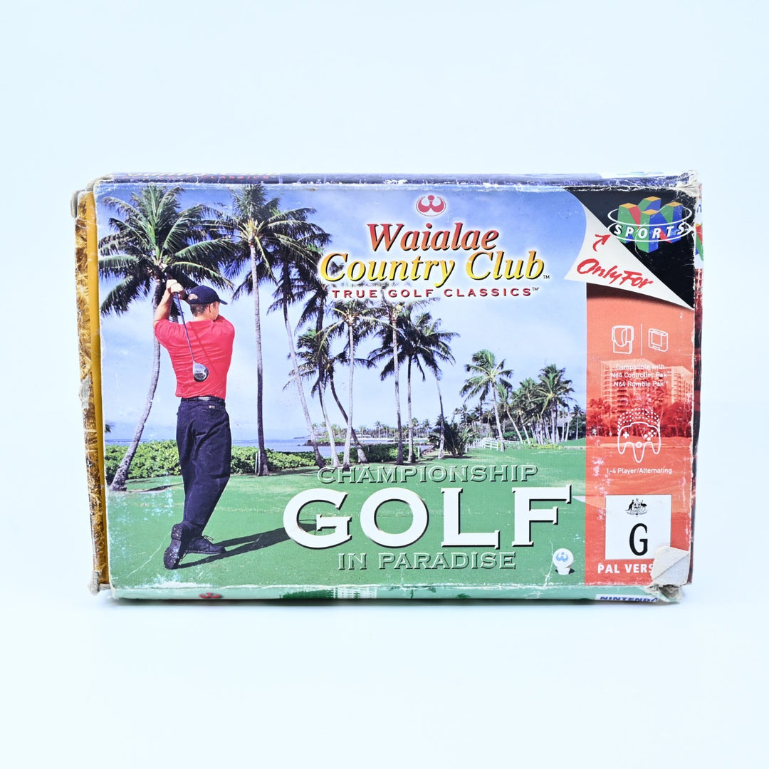 Waialae Country Club: True Golf Classics - N64 / Nintendo 64 Boxed Game - PAL