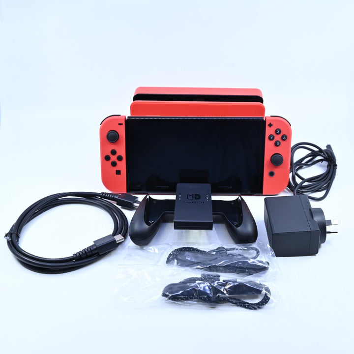 Mario Red Edition - Nintendo Switch OLED Boxed Console - PAL - FREE POST!