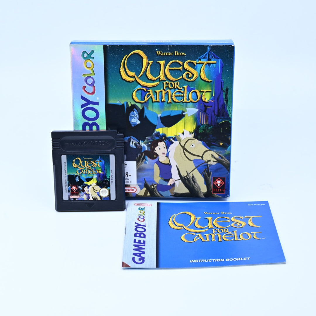 Quest for Camelot - Nintendo Gameboy Color Boxed Game + Manual - PAL