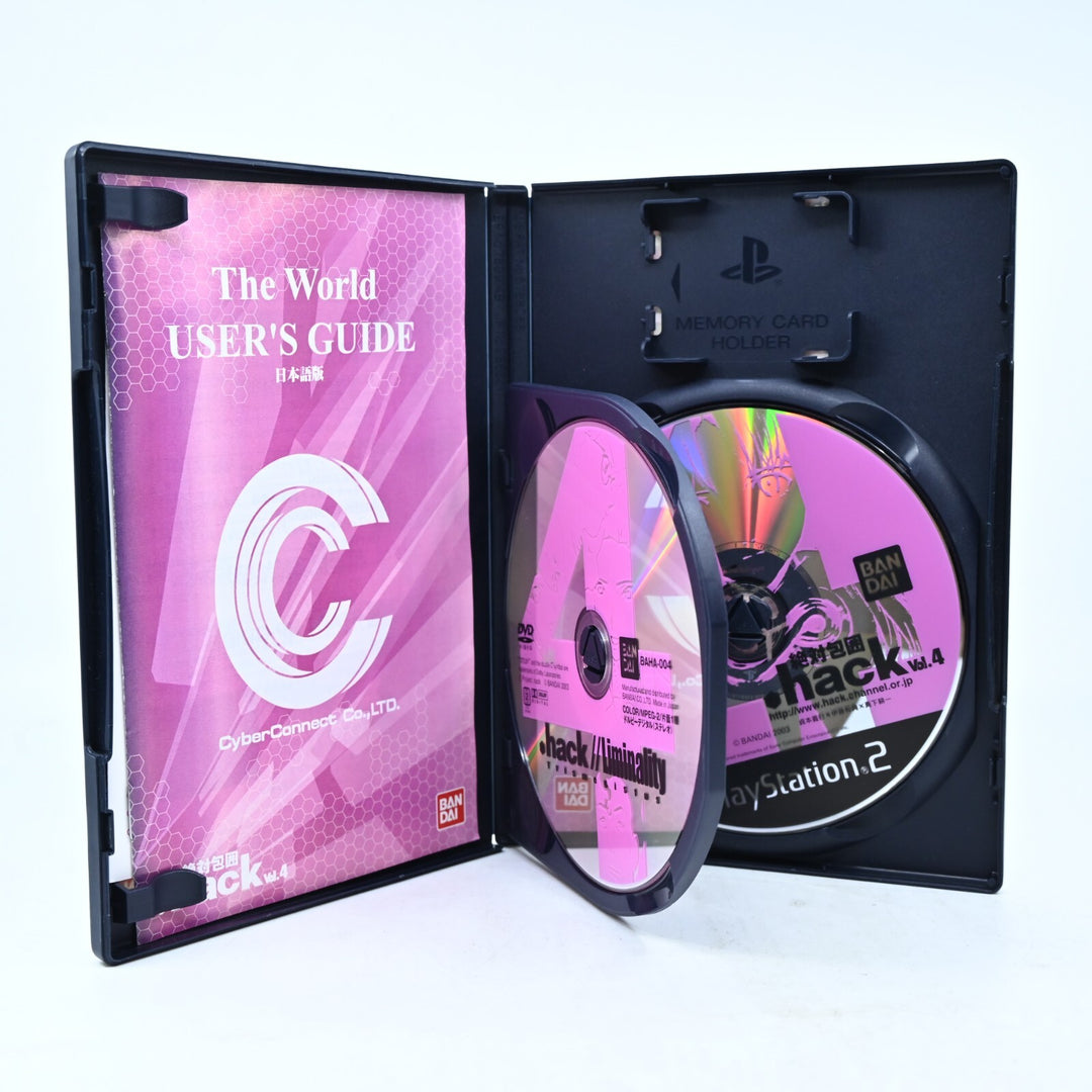 Dot .hack//G.U Vol. 4 - Sony Playstation 2 /PS2 Game + Manual - NTSC-J