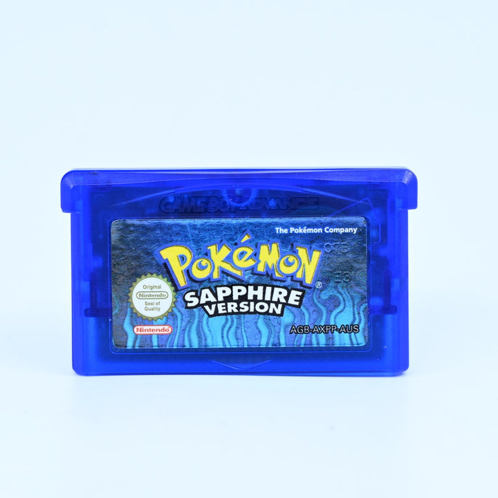 Pokemon Sapphire Version - Nintendo Gameboy Advance Game PAL - NEW SAVE BATTERY!