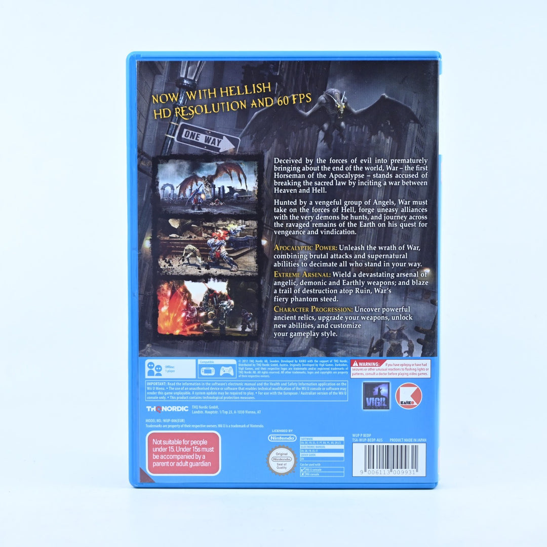 Darksiders Warmastered Edition - Nintendo Wii U Game - PAL - FREE POST!