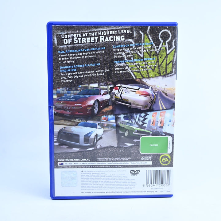 Need for Speed: ProStreet - Sony Playstation 2 / PS2 Game + Manual - PAL