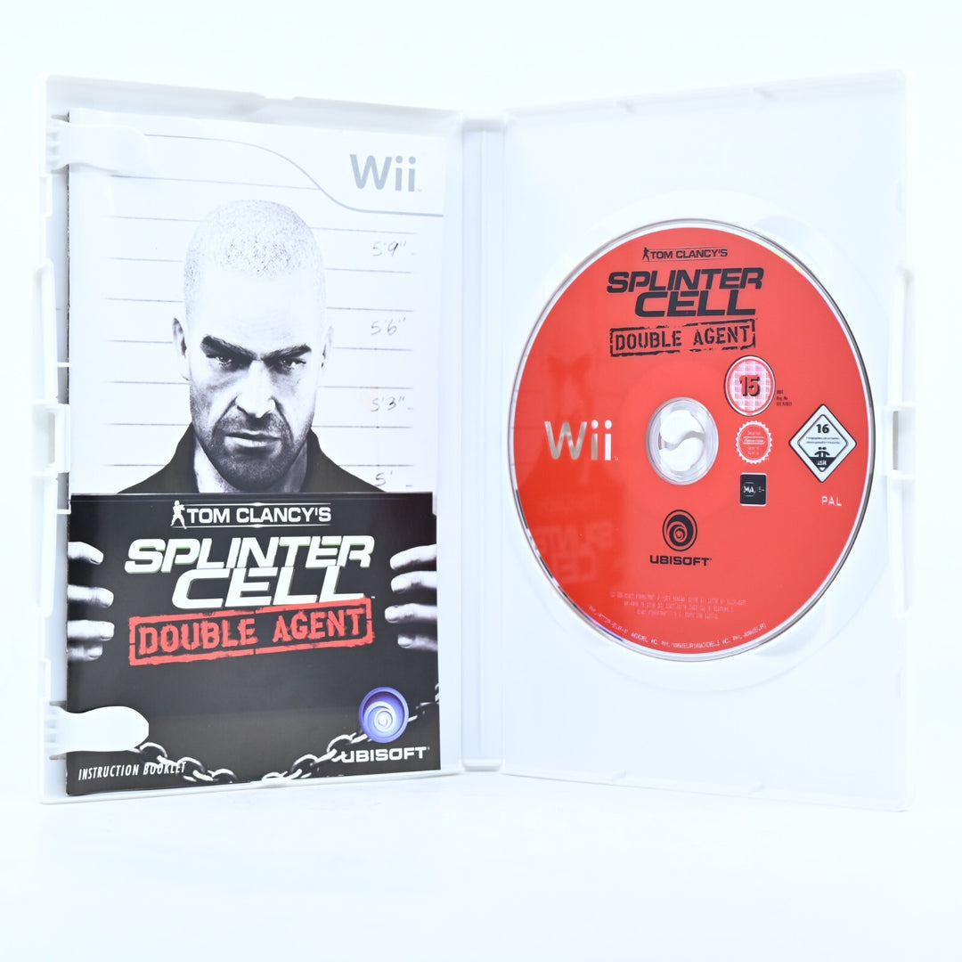 Tom Clancy's Splinter Cell Double Agent - Nintendo Wii Game + Manual - PAL