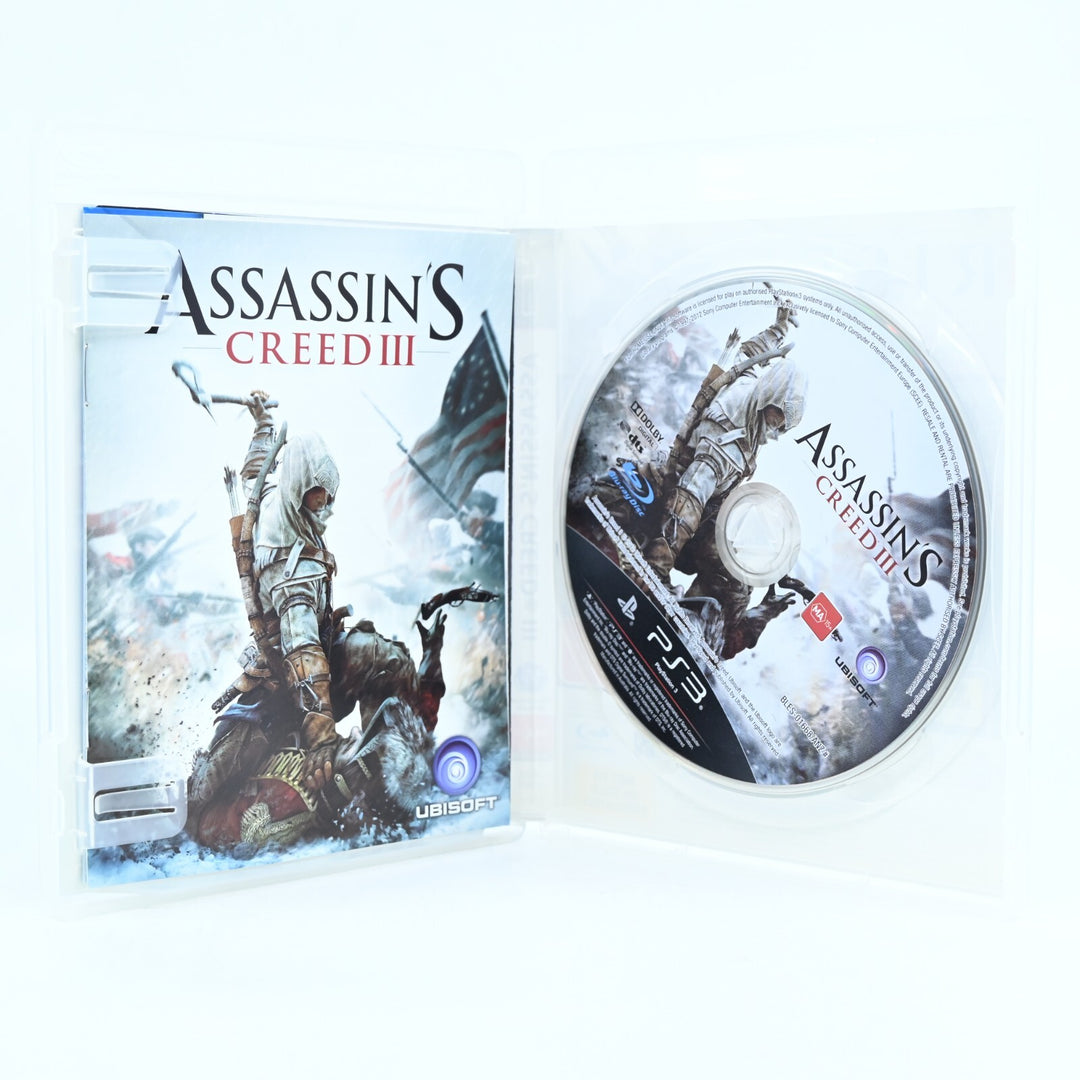 Assassin's Creed III 3 + Steelbook - Sony Playstation 3 / PS3 Game + Manual