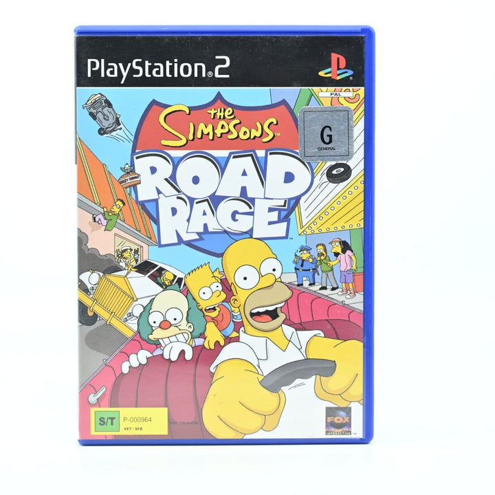 The Simpsons: Road Rage - Sony Playstation 2 / PS2 Game - PAL - MINT DISC!