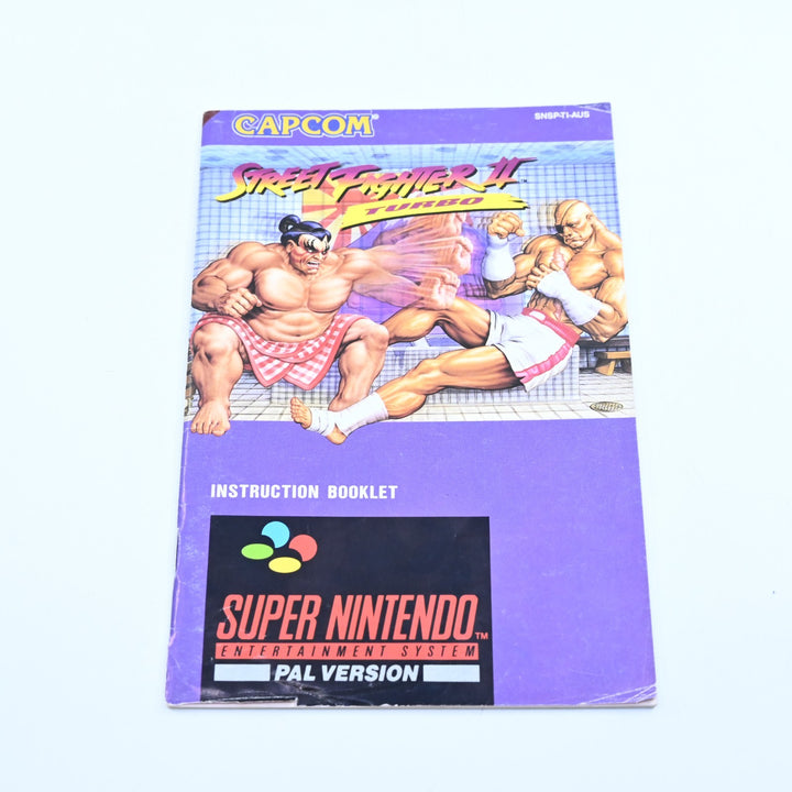 Street Fighter II Turbo - Super Nintendo / SNES Boxed Game - PAL - FREE POST!