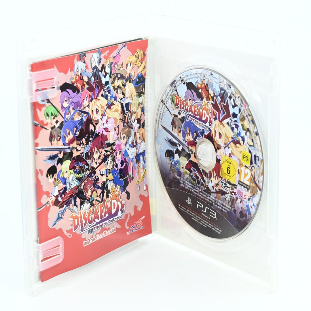 Disgaea D2: A Brighter Dark - Sony Playstation 3 / PS3 Game + Manual - MINT DISC