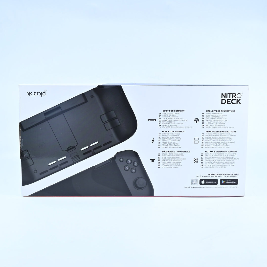 CRKD Nitro Deck Black Edition - Nintendo Switch Accessory - FREE POST!