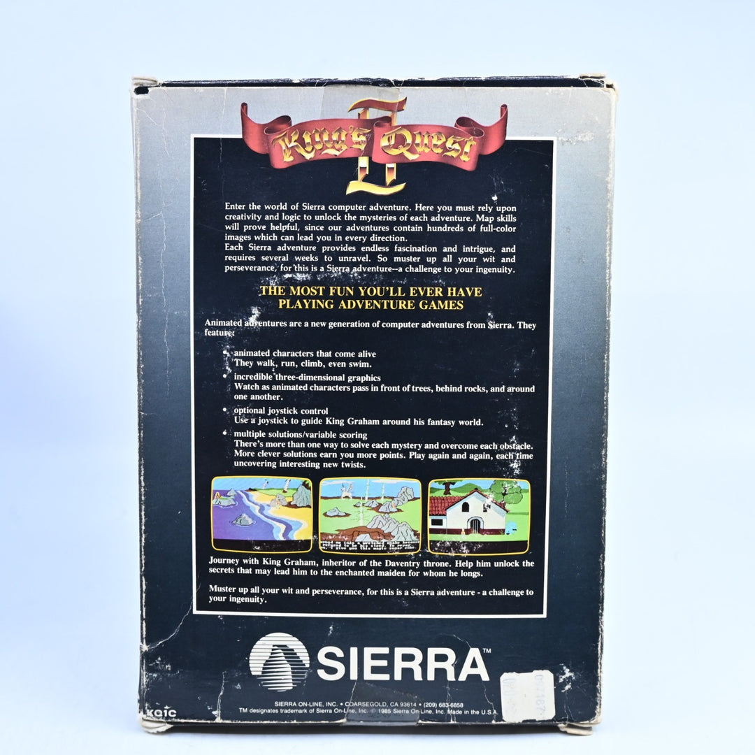Kings Quest II: Romancing the Throne - IBM PC Game / PCjr Game