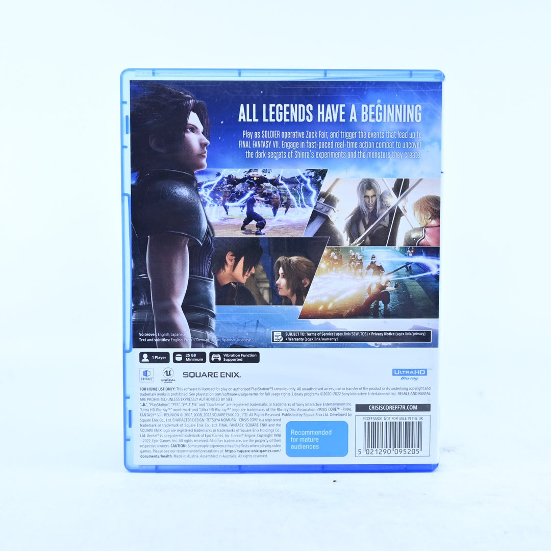 Crisis Core Final Fantasy VII Reunion - Sony Playstation 5 / PS5 Game