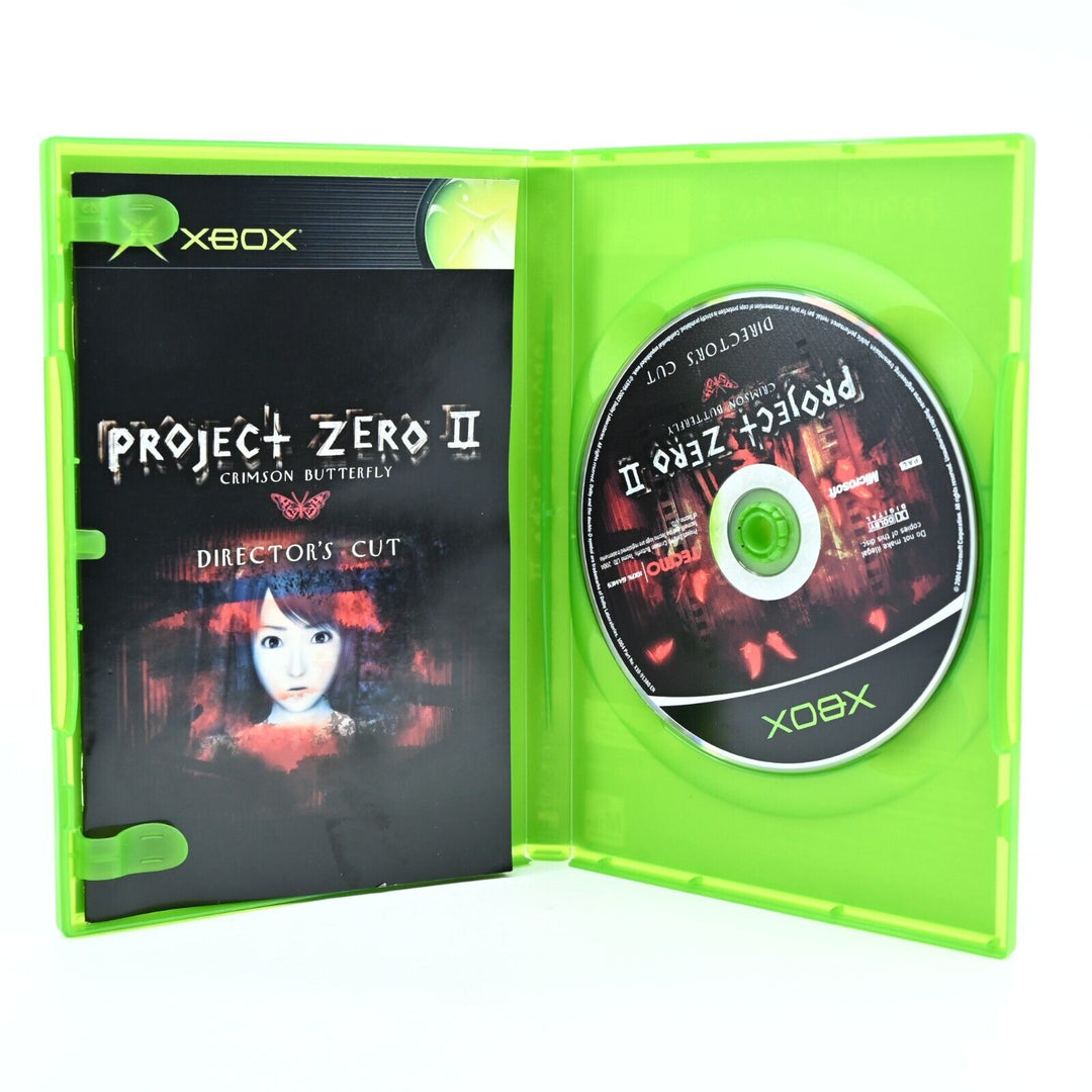 Project Zero II 2: Crimson Buttefly Director's Cut- Original Xbox Game + Manual