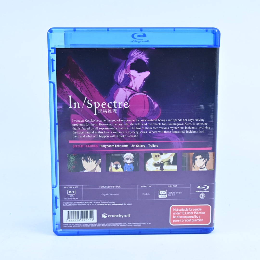 In/Spectre - The Complete Season 1 - Region B - Anime Blu-ray
